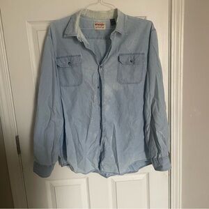 Vintage Wrangler Denim Button-Down